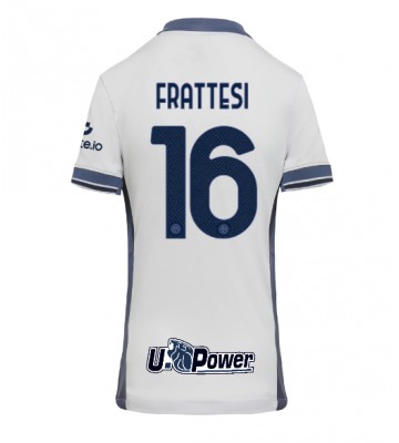 Inter Milan Davide Frattesi #16 Replika Udebanetrøje Dame 2024-25 Kortærmet